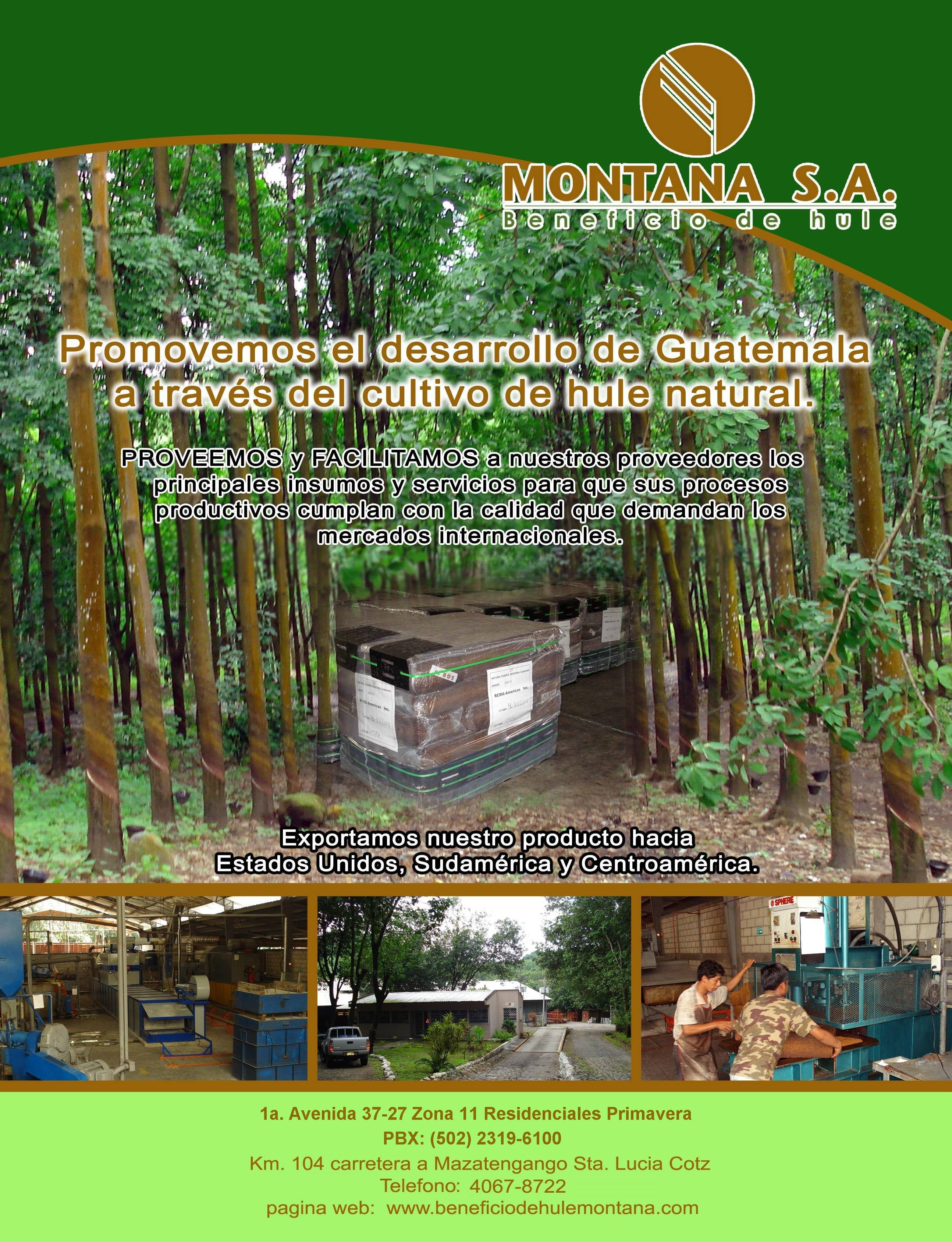 Beneficio de Hule Montana
